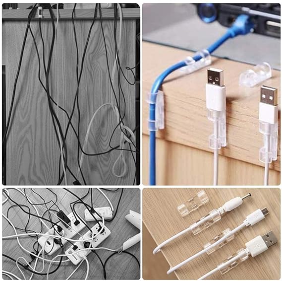 Nail Free Wire Clamp Set of 40PCS